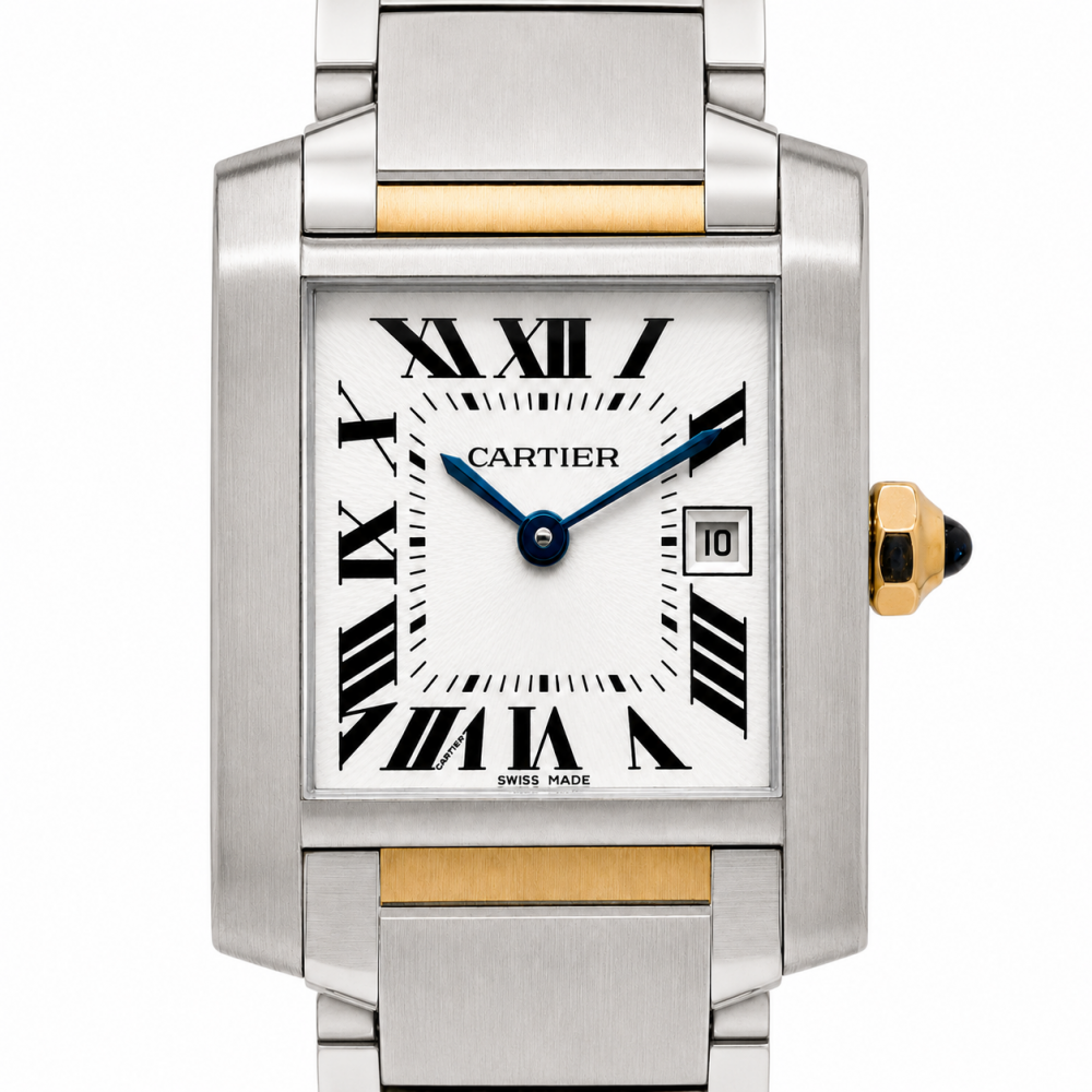 Cartier Tank Française Medium W51005Q4 Two Tone Watch